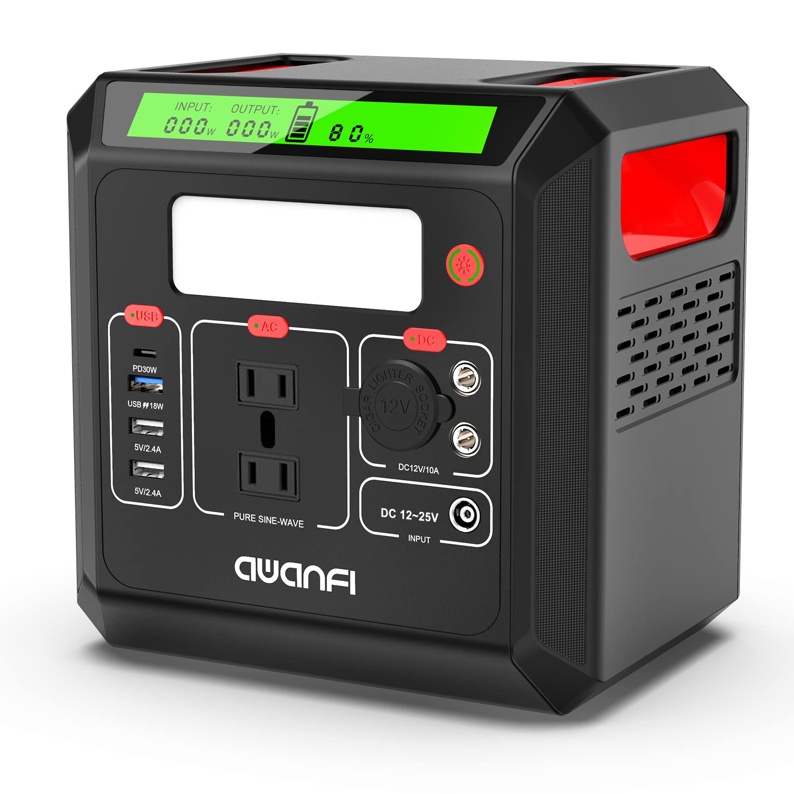 ポータブル電源 500W 正弦波 AWANFI A31 美品